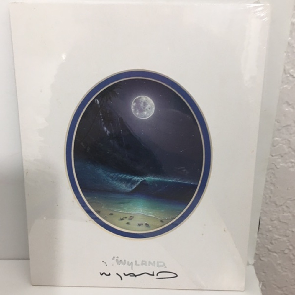 Autographed “Wyland”  (Seascape) Print